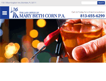 Tablet Screenshot of marybethcorn.com